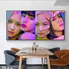 Black Pink Korean Girl Group Jisoo Jennie Ros Lisa Posters Canvas Prints Painting Wall Art Pictures - Blackpink Mall