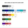tank top color chart - Blackpink Mall